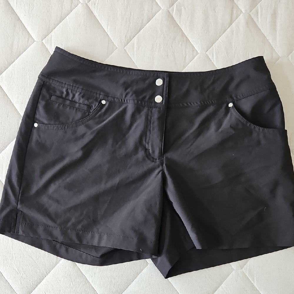 Golf Shorts Slazenger Black Cargo Shorts Quick-Drying Tailored Fit
